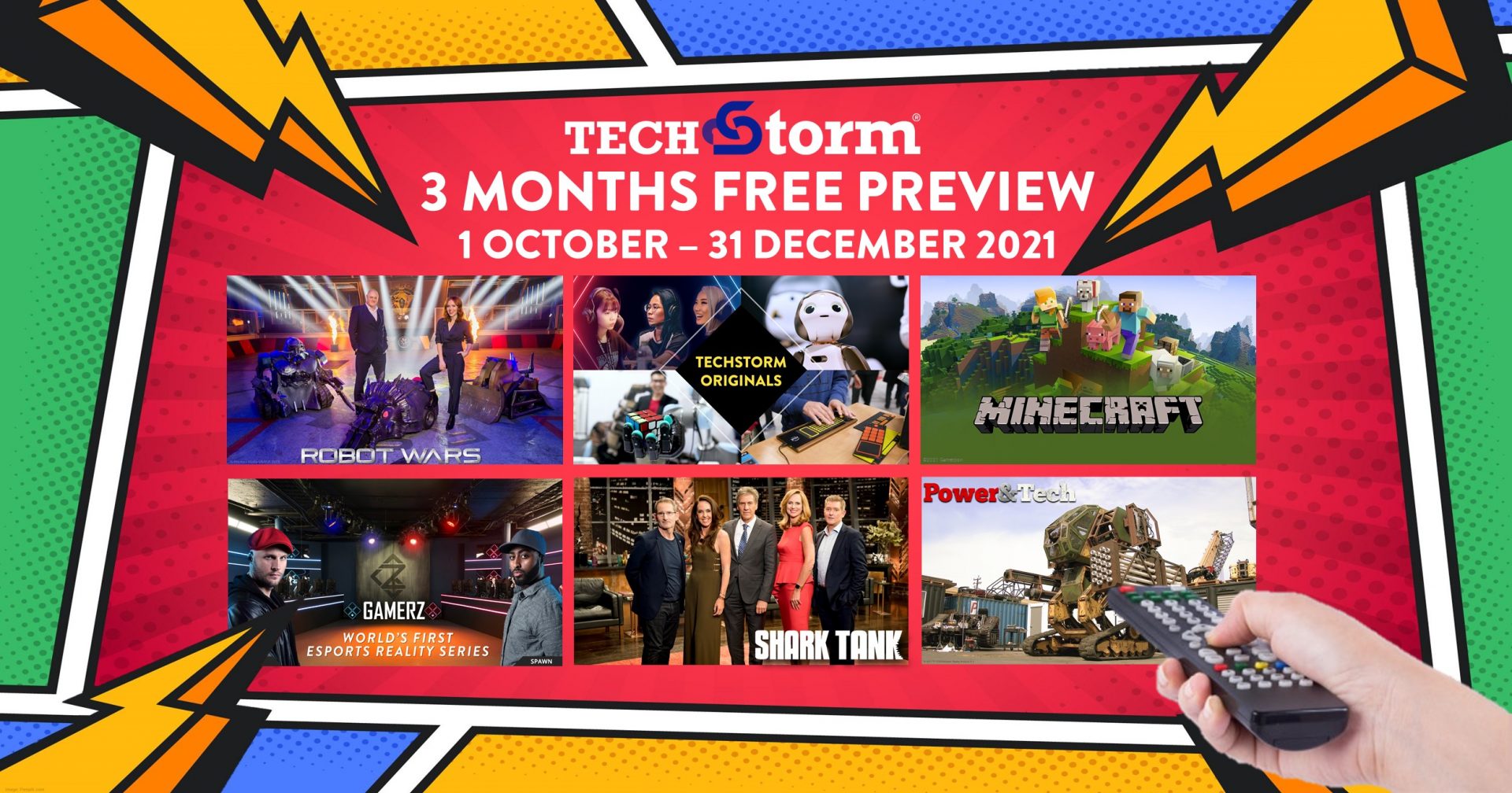 Unifi TV offers 3 Months Free Preview of TechStorm Channel from October 2021