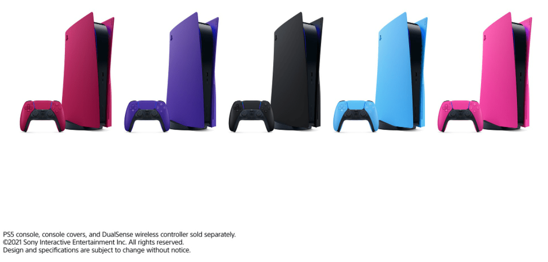 Sony Unveils New PS5 Console Covers, More Galaxy-Themed Colours For DualSense Controllers