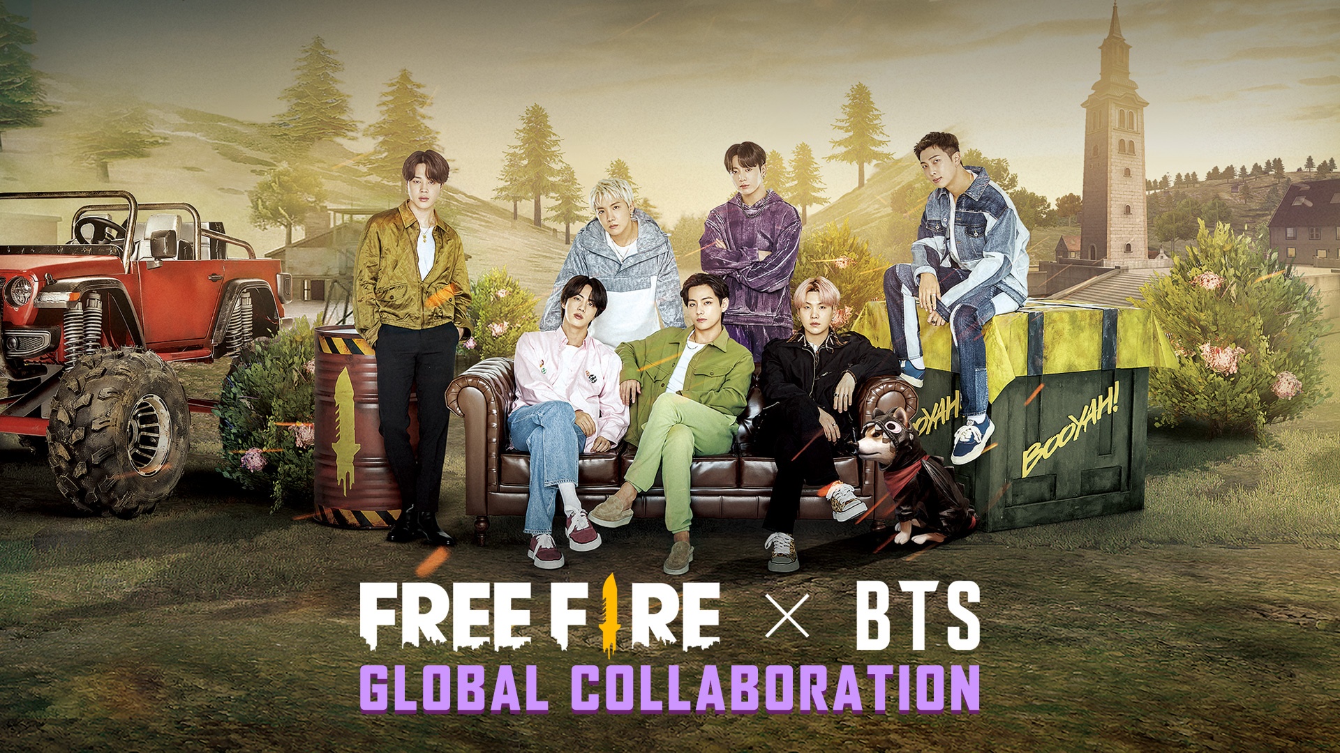 BTS Is Free Fire's Latest Global Brand Ambassador
