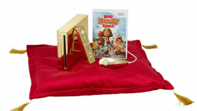 24K-Gold Plated Nintendo Wii Made For The Queen Now Up For Grabs